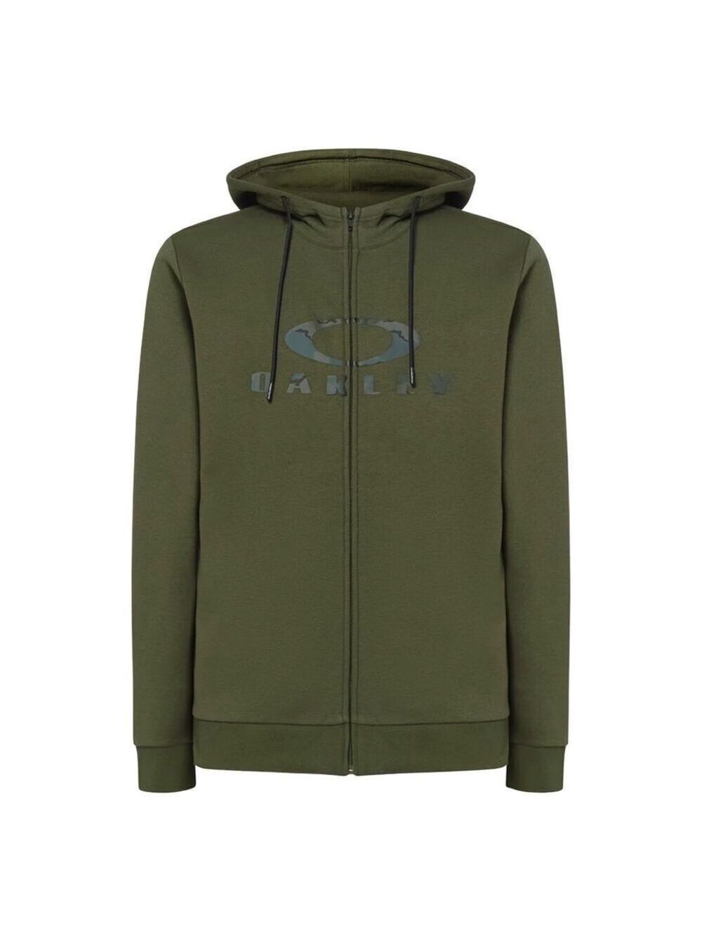 Oakley unisex Bark Full Front Zip 2.0 Hoodie olive camo hunter green size XS